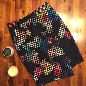 Trina Turk geometric skirt size 0